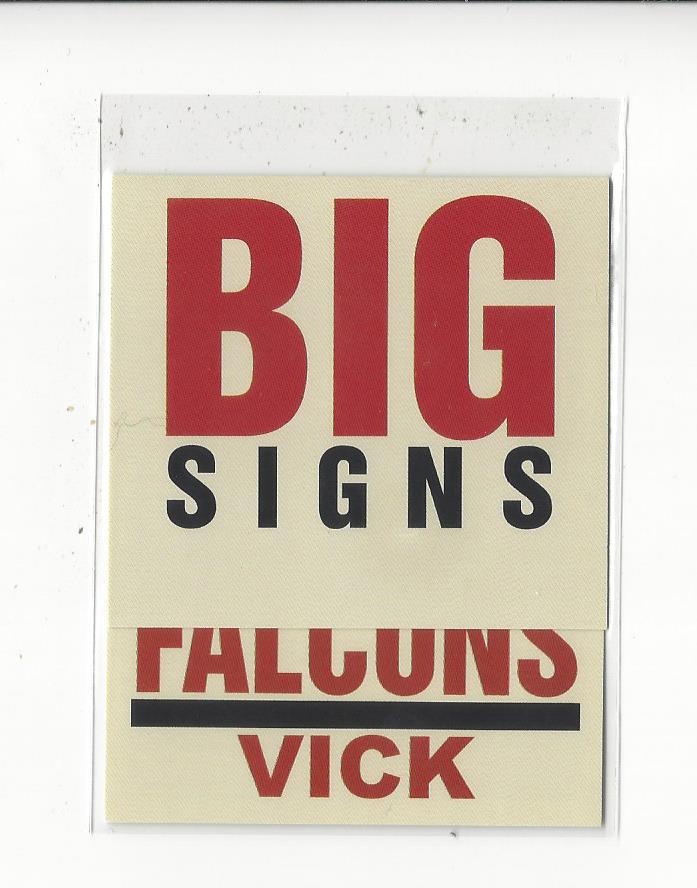 2003 Fleer Platinum Big Signs #10 Michael Vick