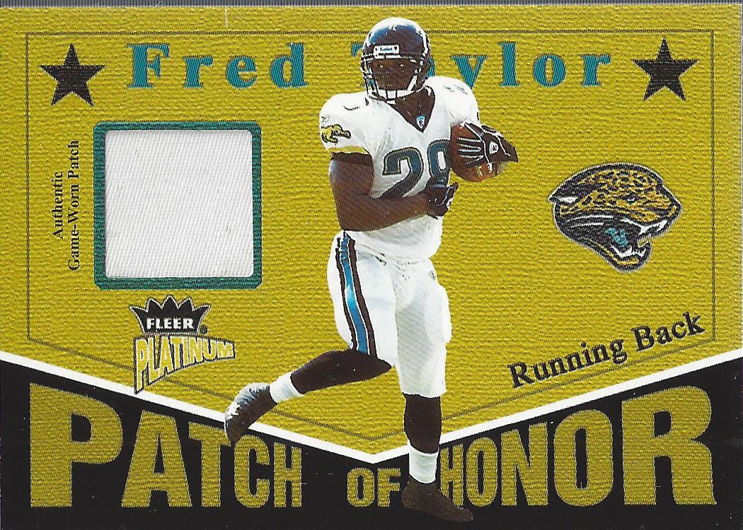 2003 Fleer Platinum Patch of Honor #PHFT Fred Taylor/220