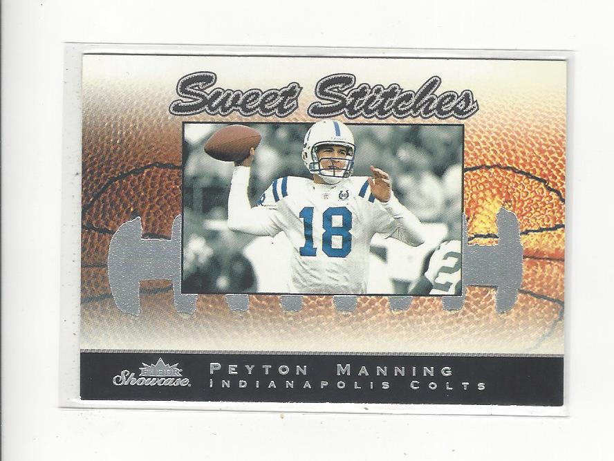 2003 Fleer Showcase Sweet Stitches #7 Peyton Manning