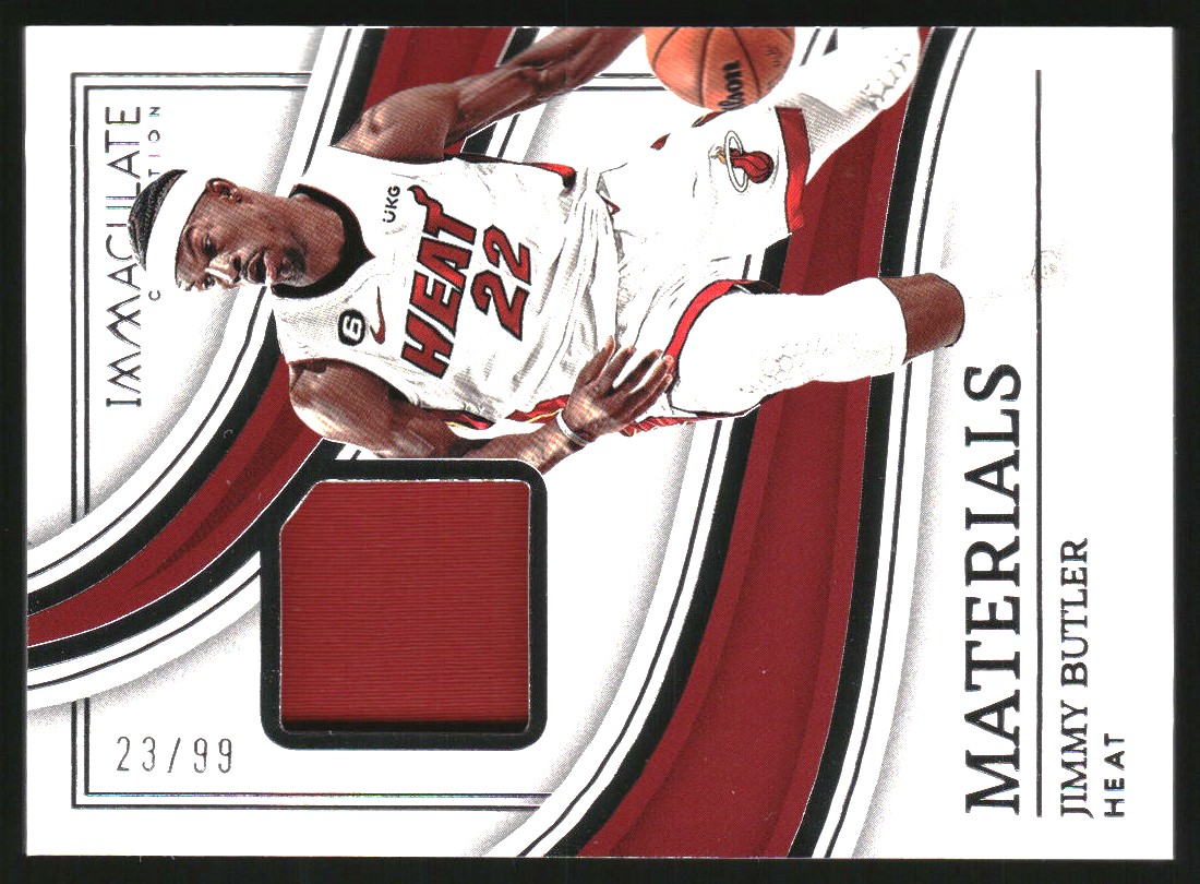 2022-23 Immaculate Collection Materials #26 Jimmy Butler/99