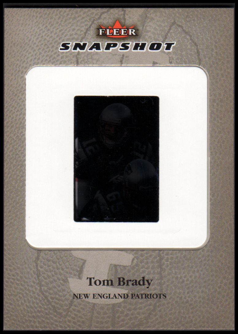 2003 Fleer Snapshot Slides #12 Tom Brady