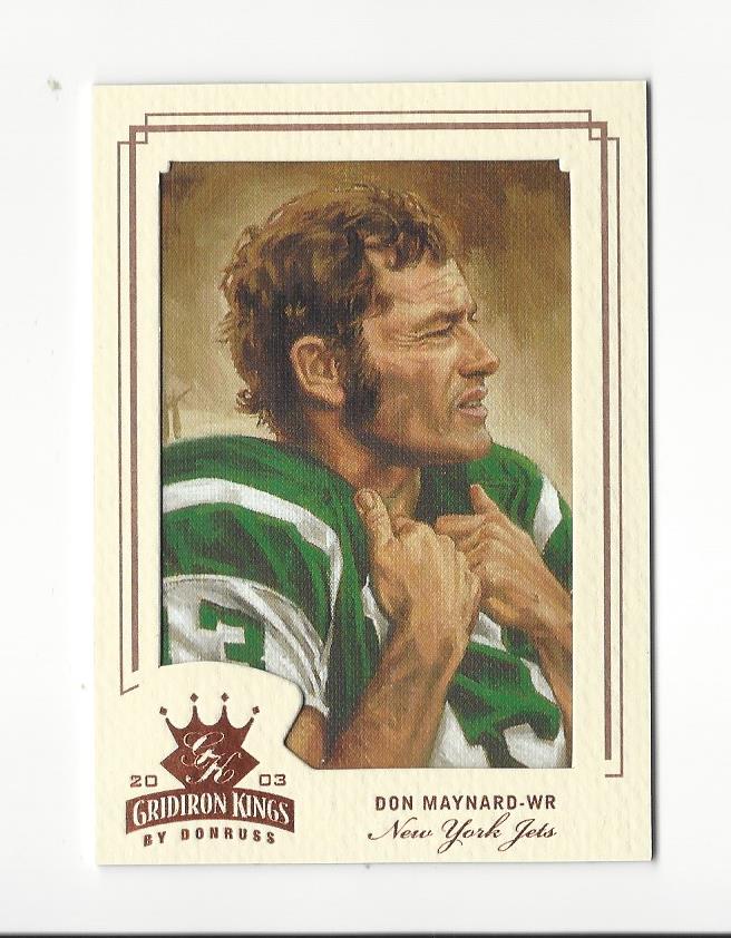 2003 Gridiron Kings Bronze #157 Don Maynard