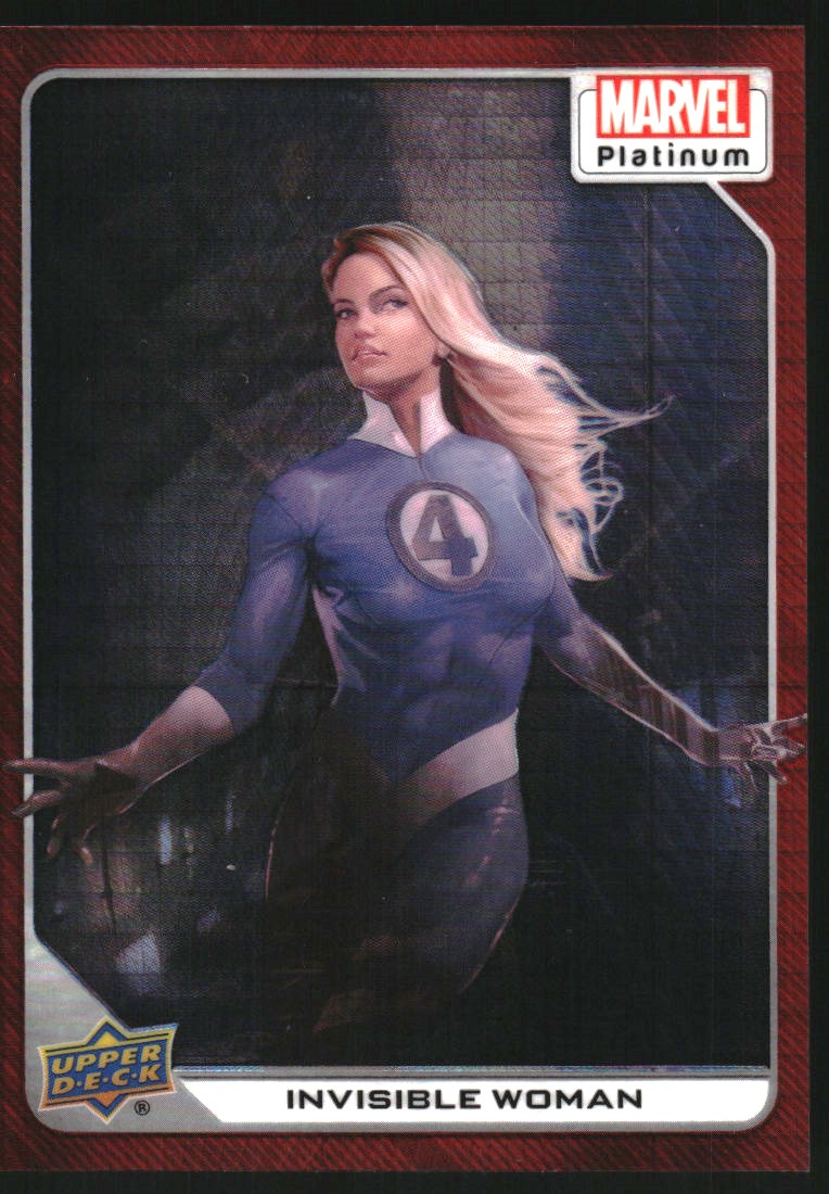 2025 Topps Chrome Marvel Sapphire Edition Red Invisible Woman /5 