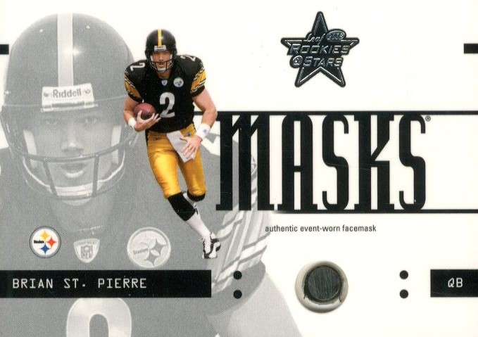 2003 Leaf Rookies and Stars Masks #RM6 Brian St.Pierre back image