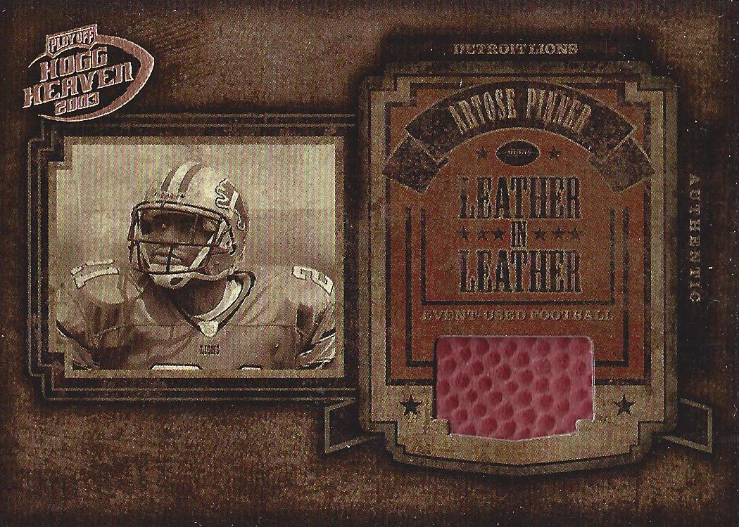 2003 Playoff Hogg Heaven Leather in Leather #LL27 Artose Pinner