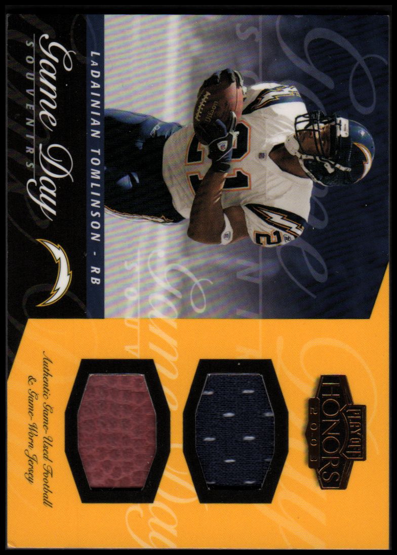 2003 Playoff Honors Game Day Souvenirs Bronze #GDS9 LaDainian Tomlinson