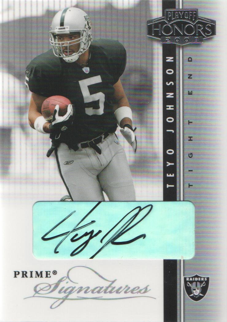 2003 Playoff Honors Prime Signatures #PS51 Teyo Johnson/300