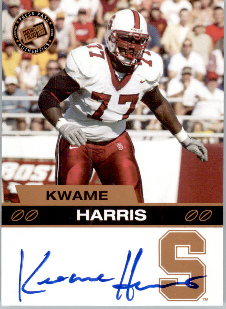 2003 Press Pass Autographs Bronze #22 Kwame Harris
