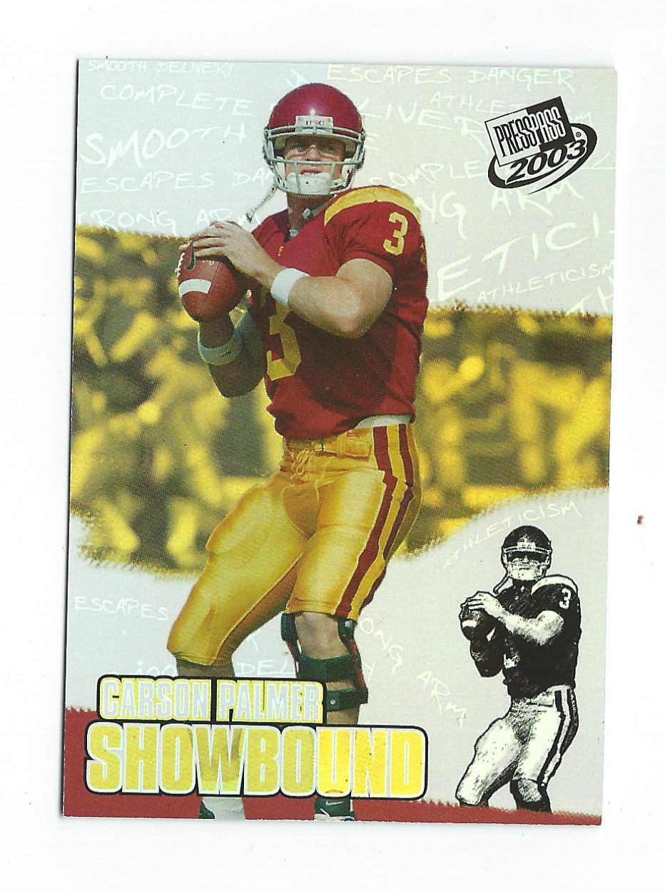 2003 Press Pass Showbound #SB2 Carson Palmer