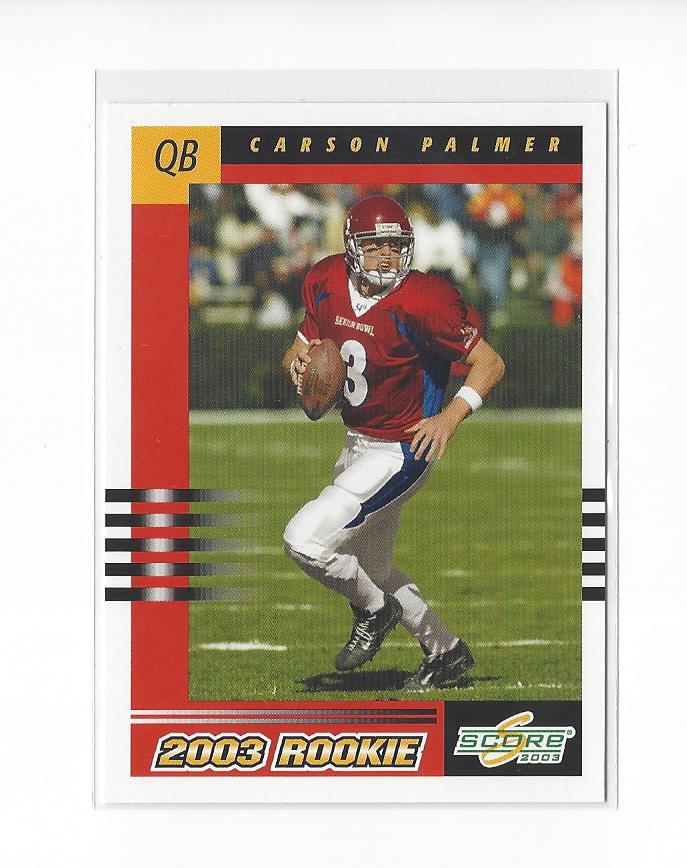 2003 Score #276 Carson Palmer RC