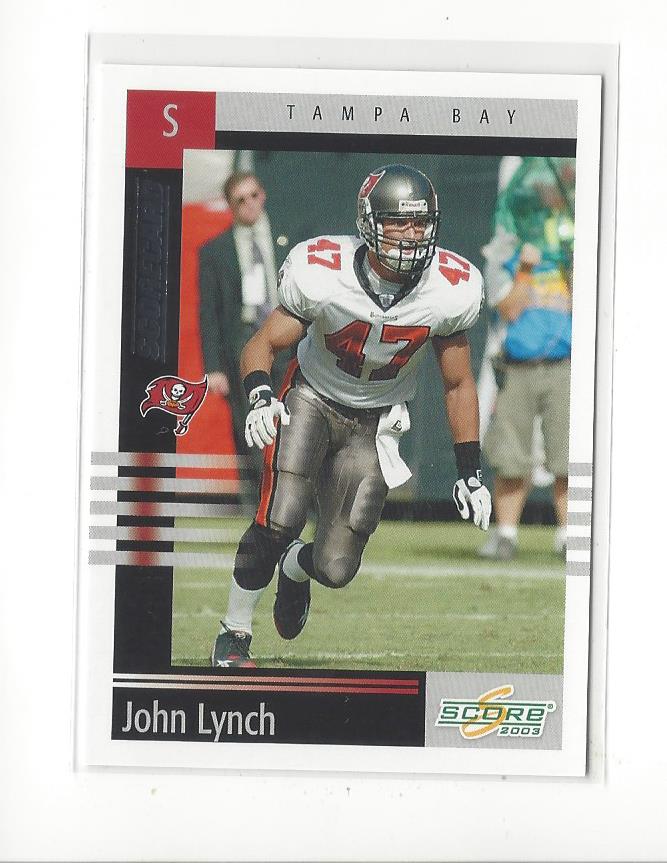 2003 Score Scorecard #262 John Lynch