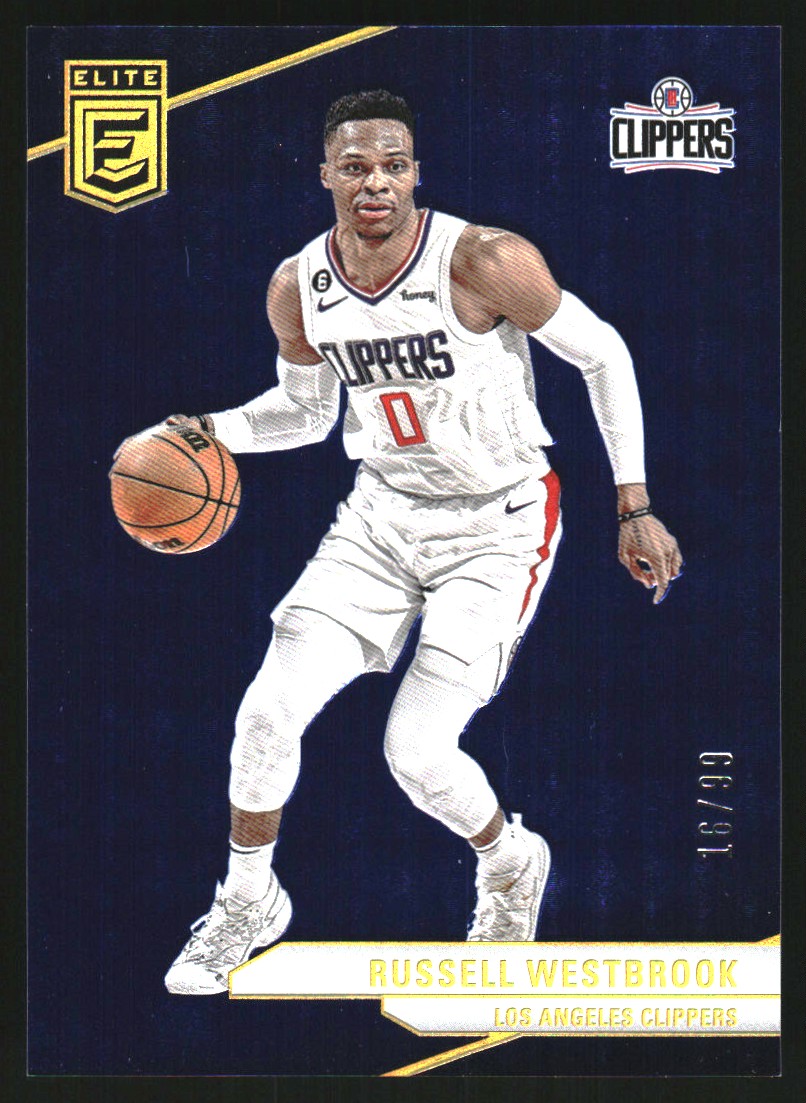 2023-24 Elite Blue #102 Russell Westbrook