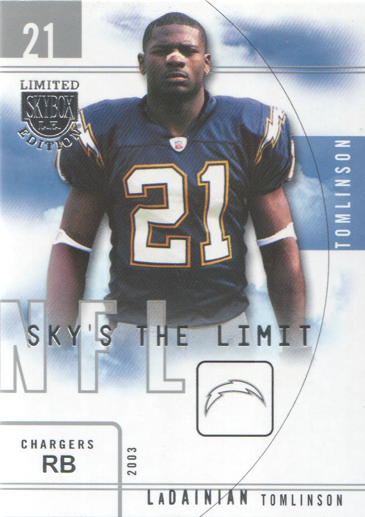 2003 SkyBox LE Sky's the Limit #10 LaDainian Tomlinson