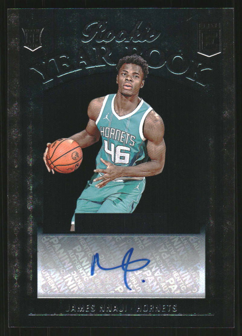 2023-24 Elite Rookie Yearbook Autographs #39 James Nnaji Auto