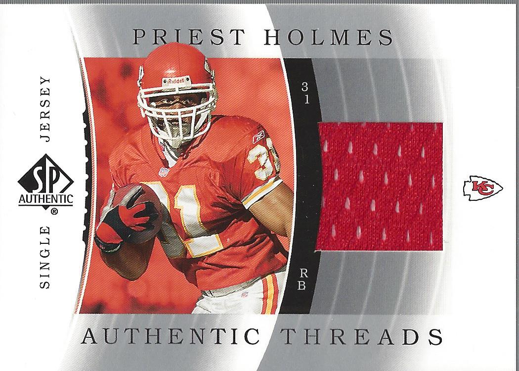 2003 SP Authentic Threads #JCPH Priest Holmes - NM-MT