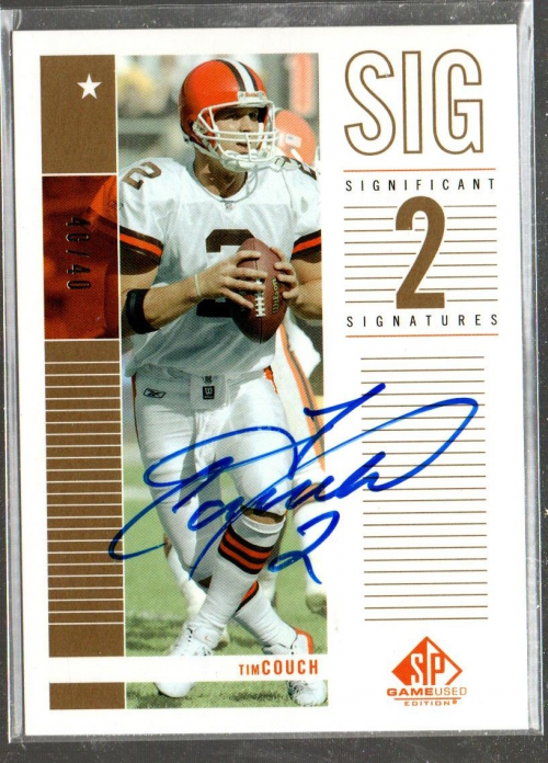 NFL◆アメリカンフットボール◆QB◆TIM COUCH◆サイン入りカード FRONT_custom_sf_1295_100303194