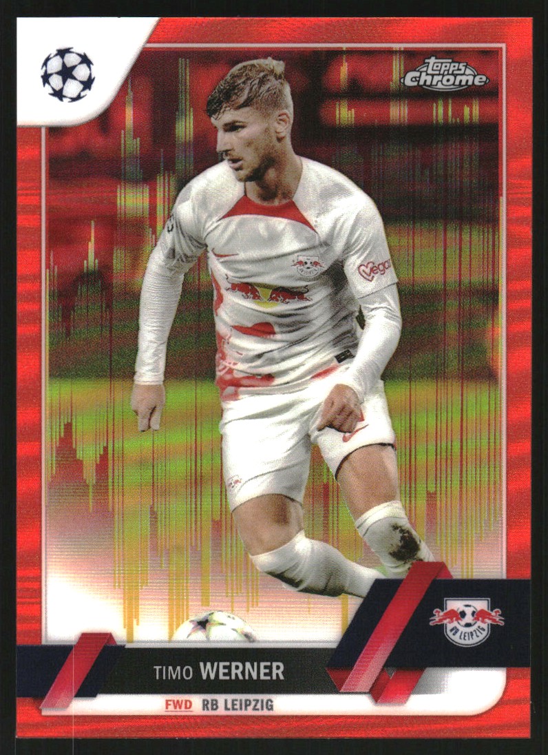 2022-23 Topps Chrome UEFA Club Competitions Red Gold Seismic 2022-23 Topps Chrome UEFA Club Competitions Red Gold Seismic