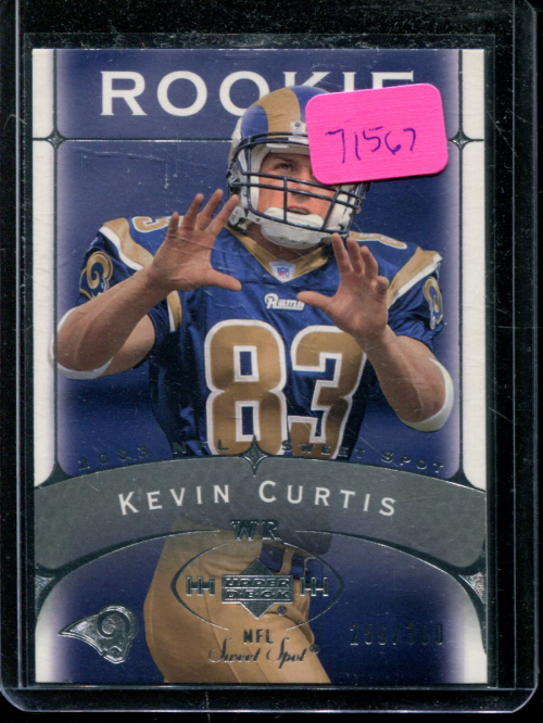 2003 Sweet Spot #193 Kevin Curtis RC