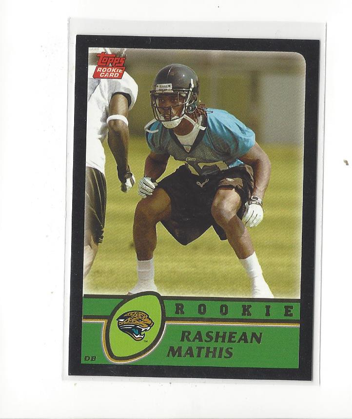2003 Topps Black #315 Rashean Mathis