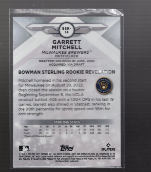 B4853- 2023 Bowman Sterling Baseball Assorted Cards -You Pick- 15+ FREE US SHIP - Picture 95 of 141