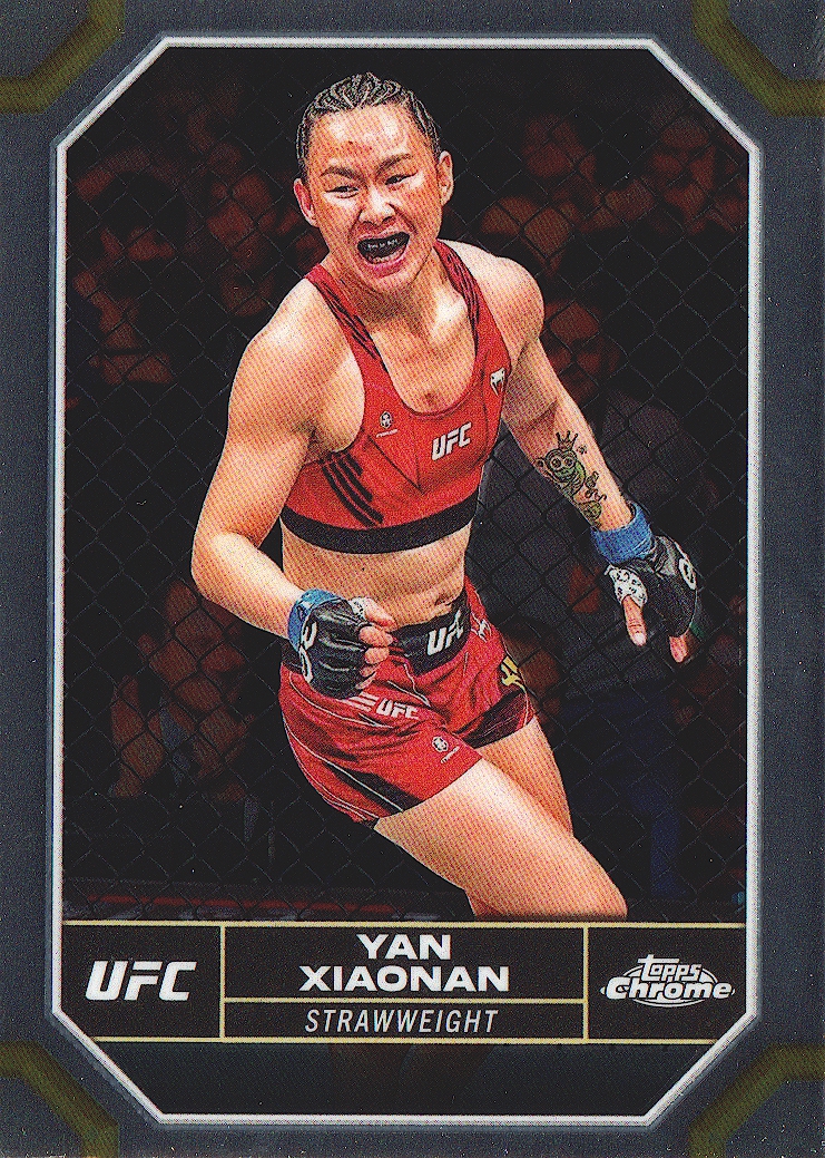 2024 Topps Chrome UFC 198 Yan Xiaonan NMMT