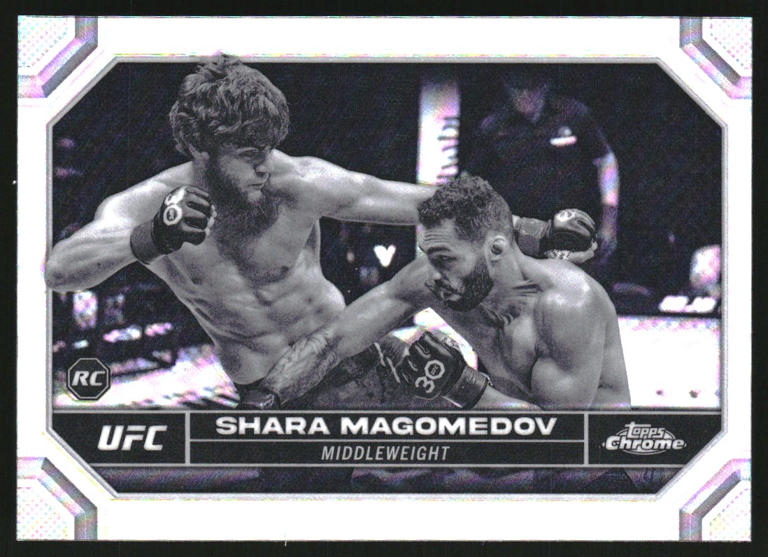 Sharaページ 2024 Topps Chrome UFC Negative Refractors #141 Shara Magomedov on