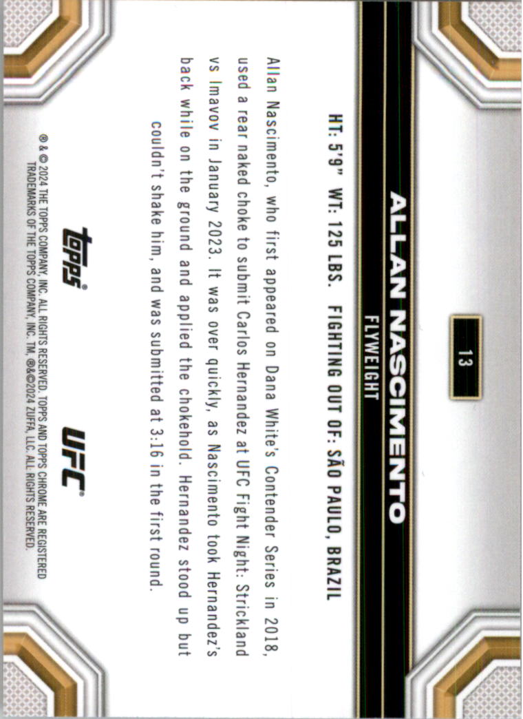 2024 Topps Chrome UFC Magenta Refractors MMA Card Pick (Inserts) - Picture 9 of 126