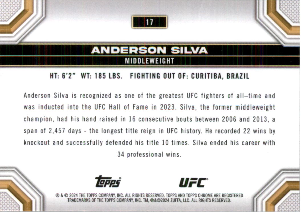 2024 Topps Chrome UFC Magenta Refractors MMA Card Pick (Inserts) - Picture 15 of 126