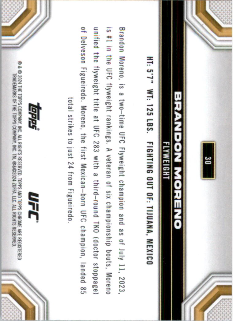 2024 Topps Chrome UFC Magenta Refractors MMA Card Pick (Inserts) - Picture 21 of 126