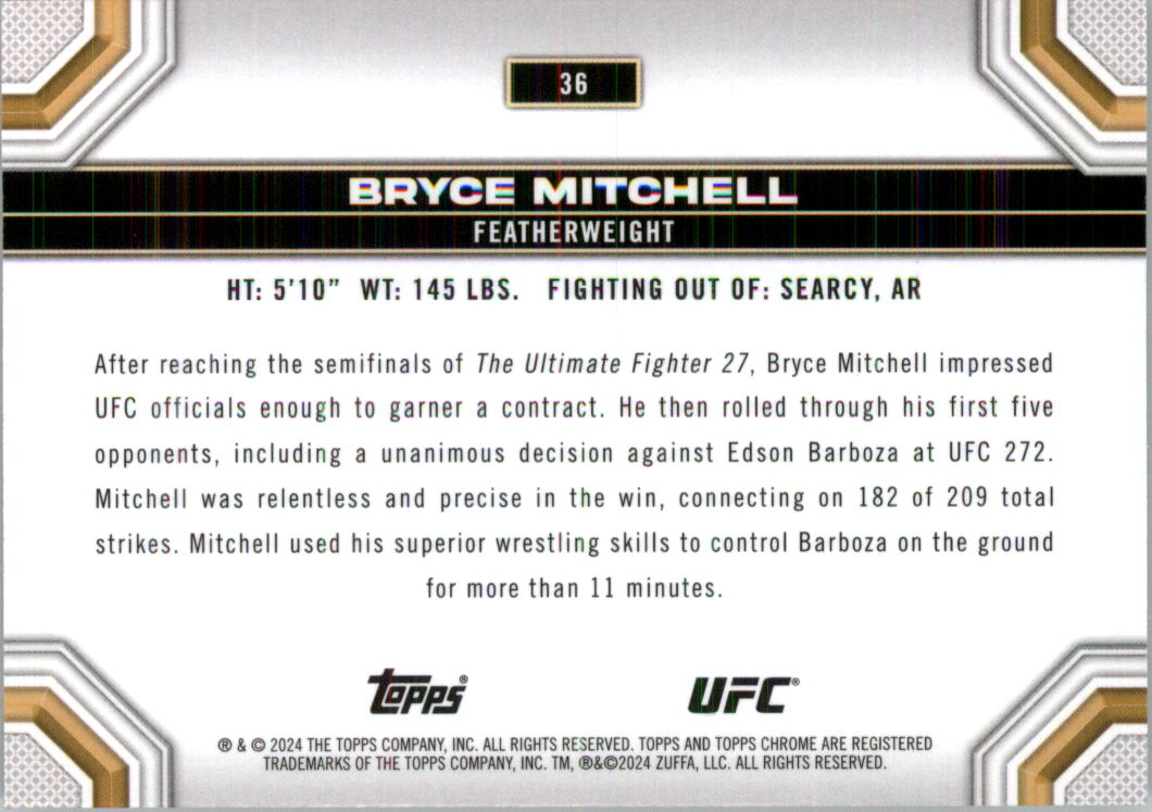 2024 Topps Chrome UFC Magenta Refractors MMA Card Pick (Inserts) - Picture 25 of 126