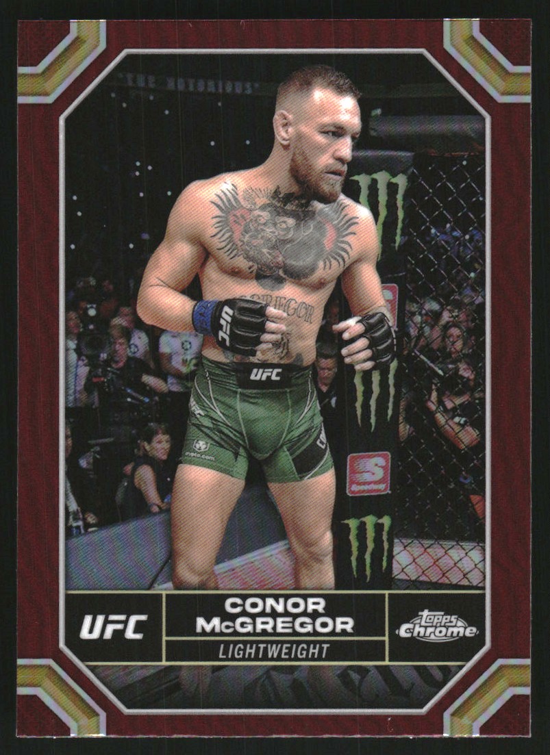 2024 Topps Chrome UFC Magenta Refractors #49 Conor McGregor