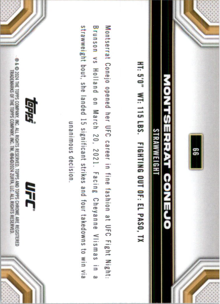 2024 Topps Chrome UFC Magenta Refractors MMA Card Pick (Inserts) - Picture 43 of 126