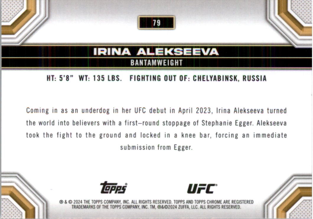 2024 Topps Chrome UFC Magenta Refractors MMA Card Pick (Inserts) - Picture 53 of 126
