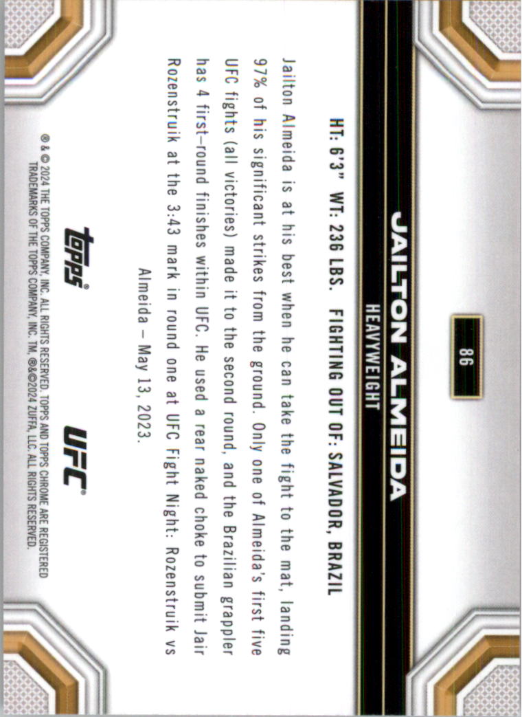 2024 Topps Chrome UFC Magenta Refractors MMA Card Pick (Inserts) - Picture 57 of 126