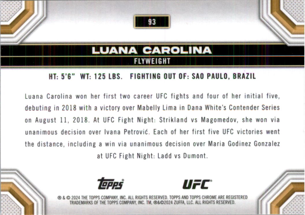 2024 Topps Chrome UFC Magenta Refractors MMA Card Pick (Inserts) - Picture 63 of 126