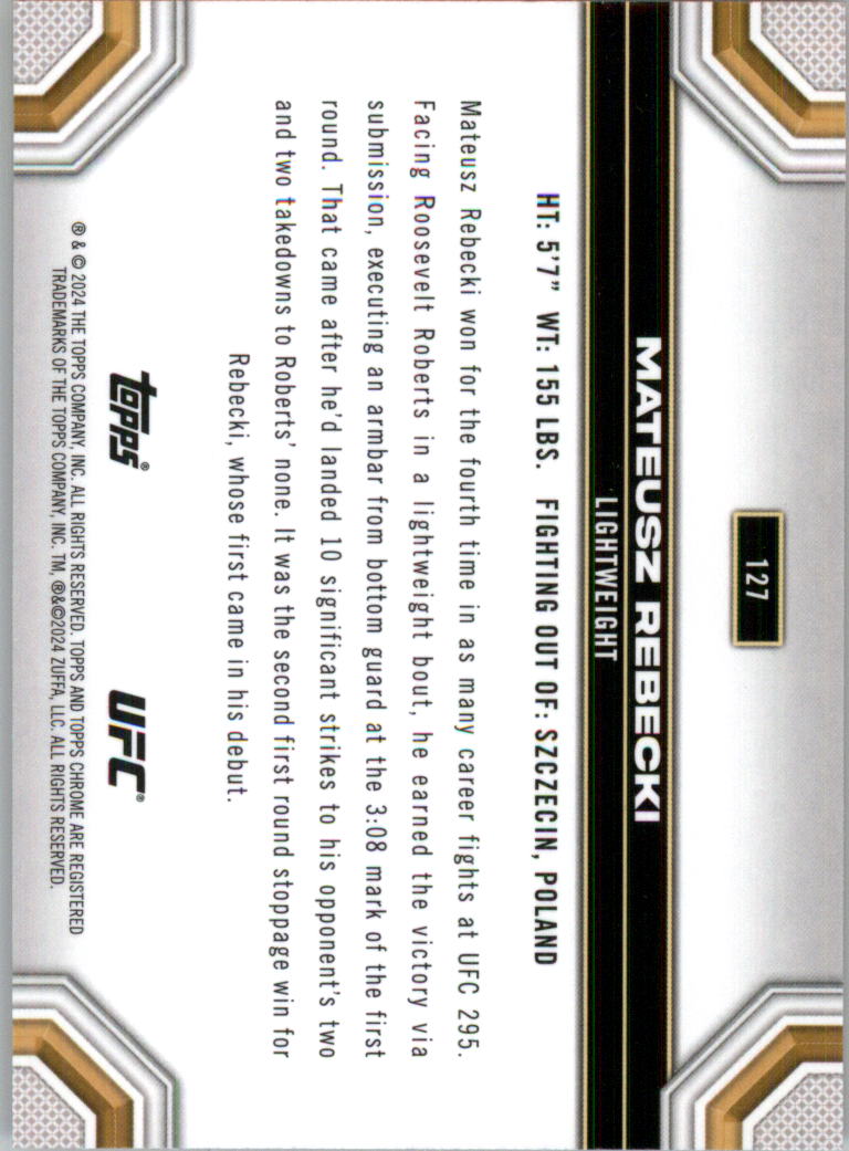 2024 Topps Chrome UFC Magenta Refractors MMA Card Pick (Inserts) - Picture 85 of 126