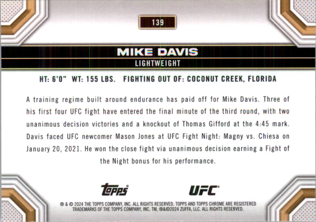 2024 Topps Chrome UFC Magenta Refractors MMA Card Pick (Inserts) - Picture 89 of 126