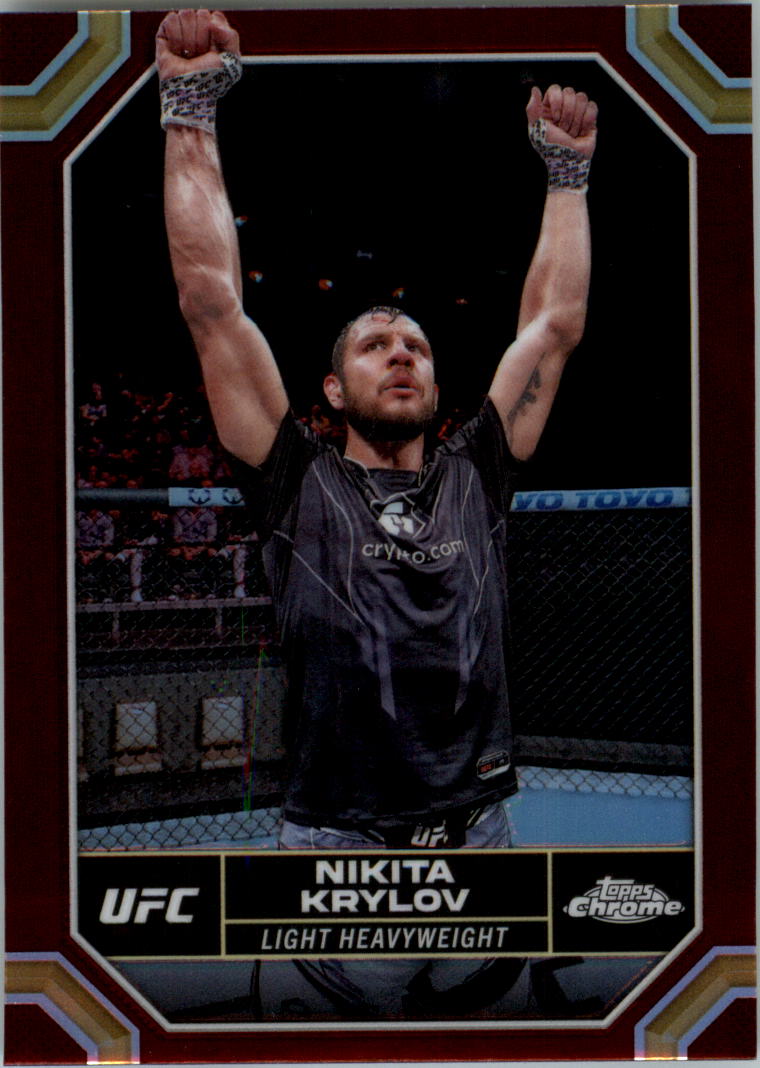 2024 Topps Chrome UFC Magenta Refractors MMA Card Pick (Inserts) - Picture 94 of 126