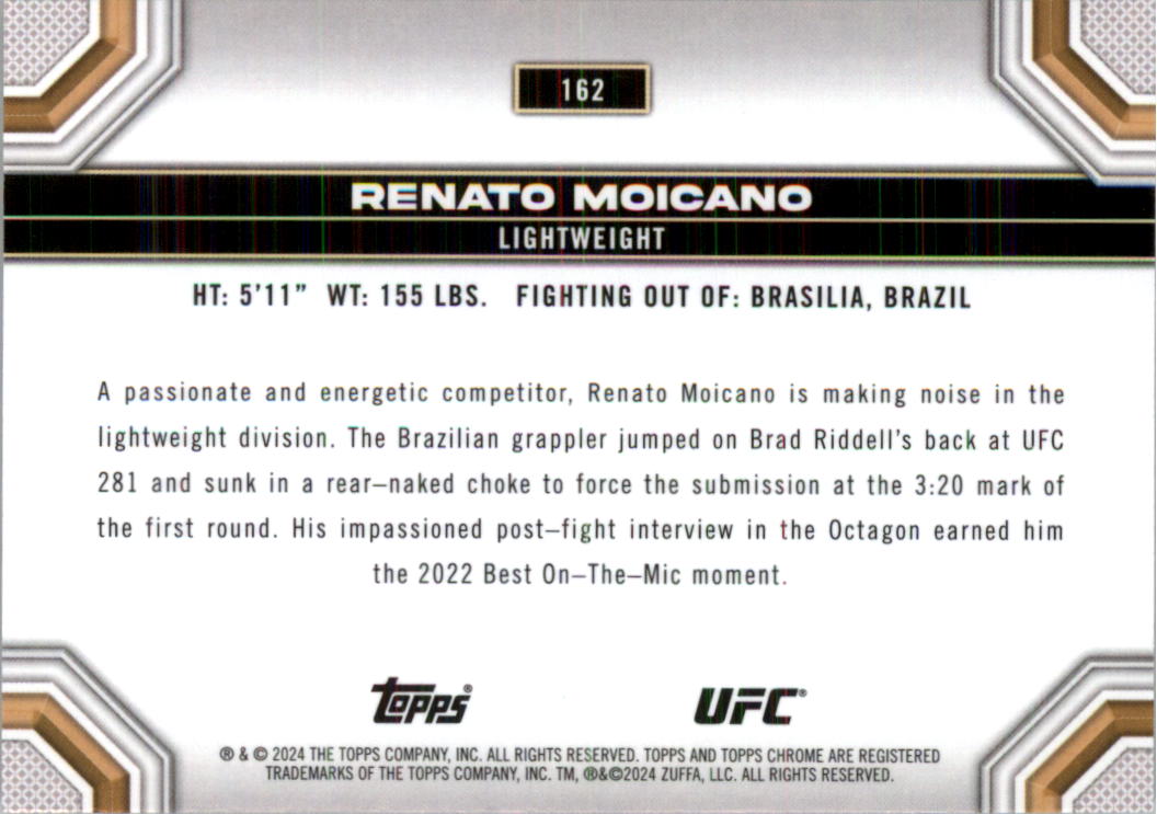 2024 Topps Chrome UFC Magenta Refractors MMA Card Pick (Inserts) - Picture 101 of 126