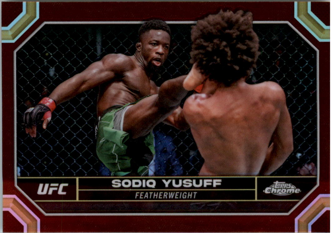 2024 Topps Chrome UFC Magenta Refractors MMA Card Pick (Inserts) - Picture 110 of 126