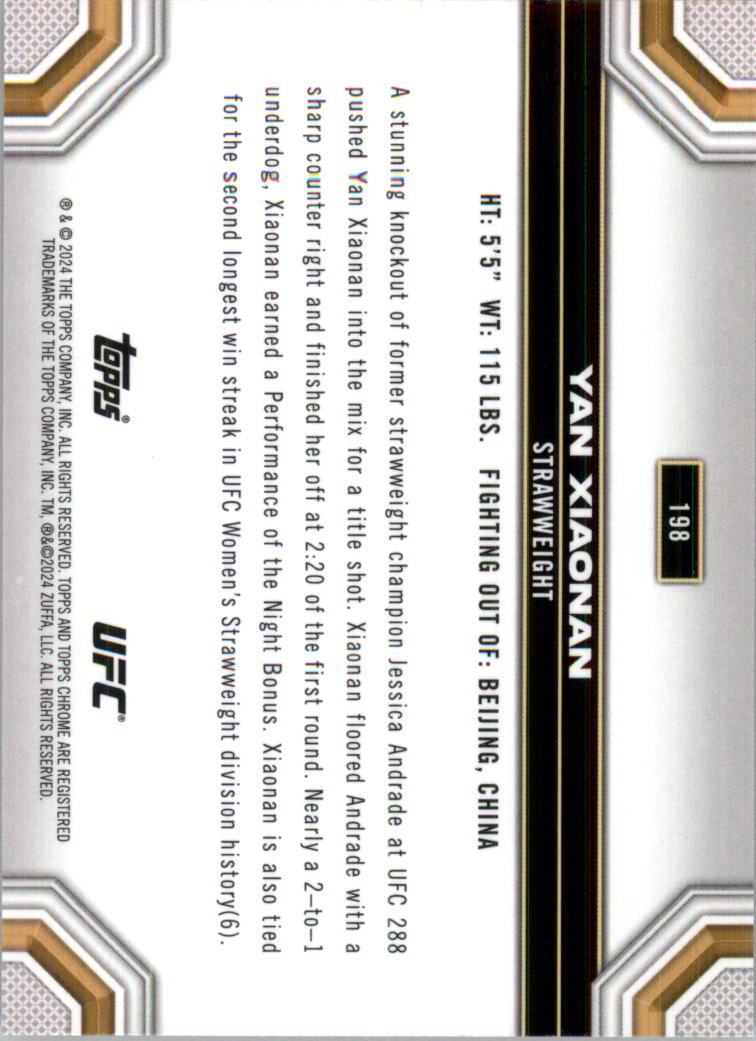 2024 Topps Chrome UFC Magenta Refractors MMA Card Pick (Inserts) - Picture 126 of 126