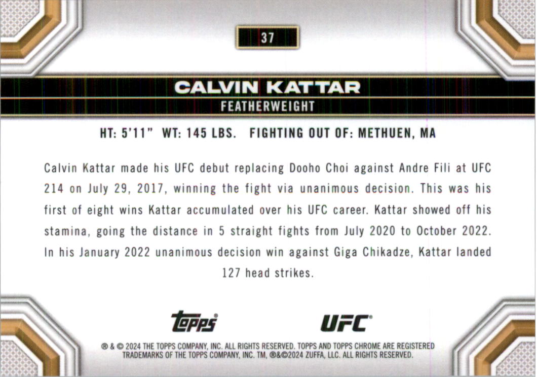 2024 Topps Chrome UFC Speckle Refractors MMA Card Pick (Inserts) - Picture 9 of 39