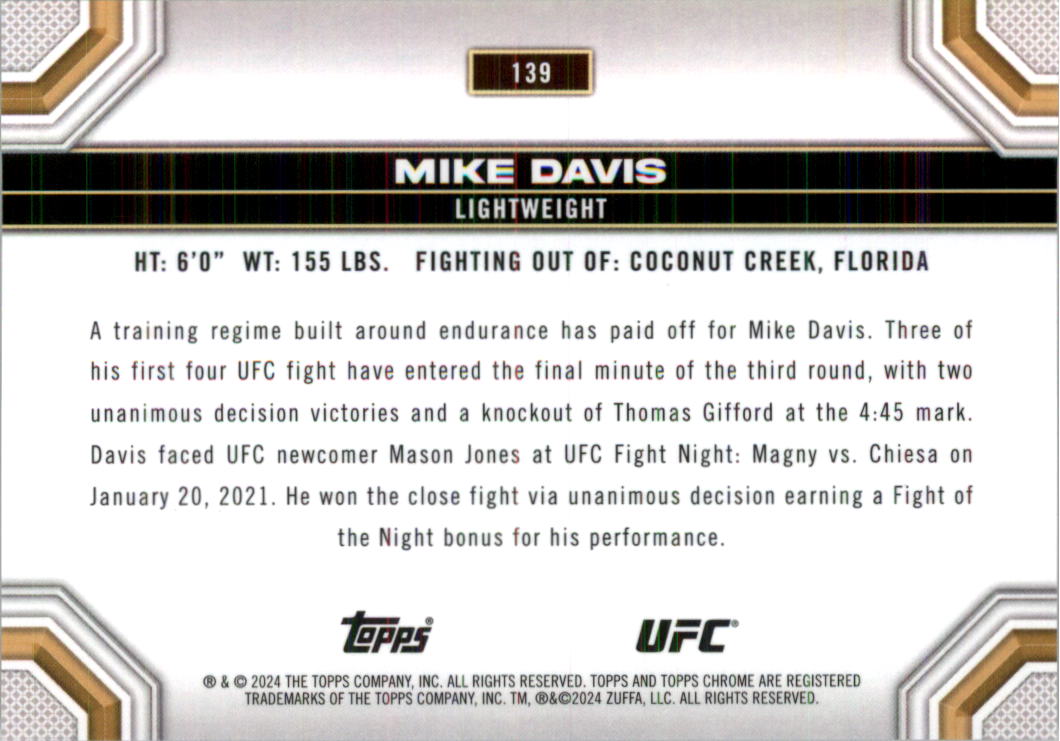 2024 Topps Chrome UFC Speckle Refractors MMA Card Pick (Inserts) - Picture 23 of 39