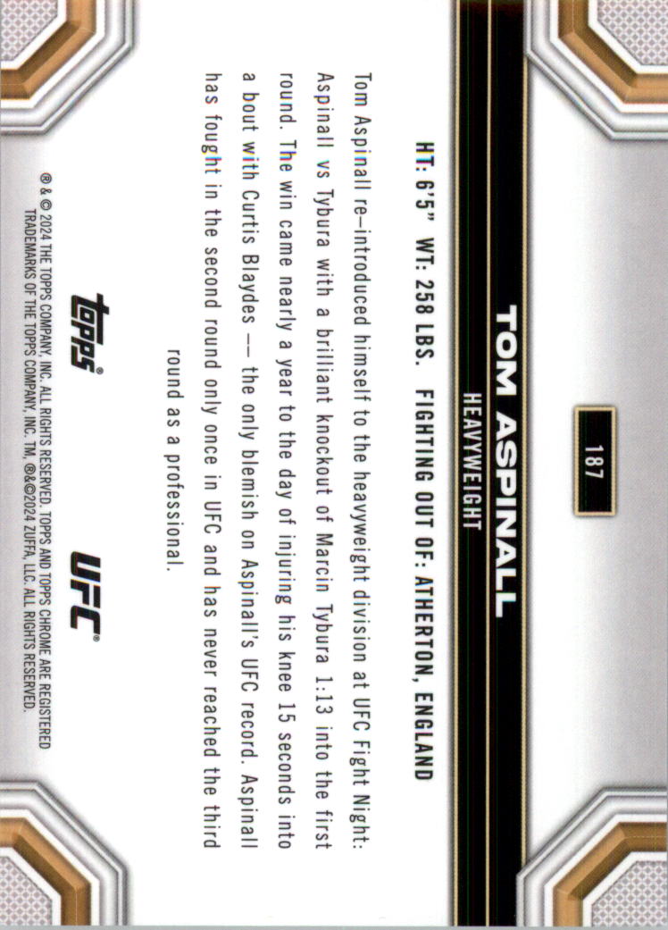 2024 Topps Chrome UFC Speckle Refractors MMA Card Pick (Inserts) - Picture 33 of 39