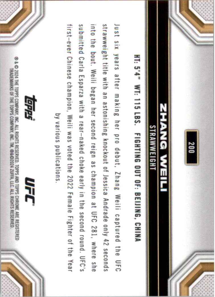 2024 Topps Chrome UFC Speckle Refractors MMA Card Pick (Inserts) - Picture 39 of 39
