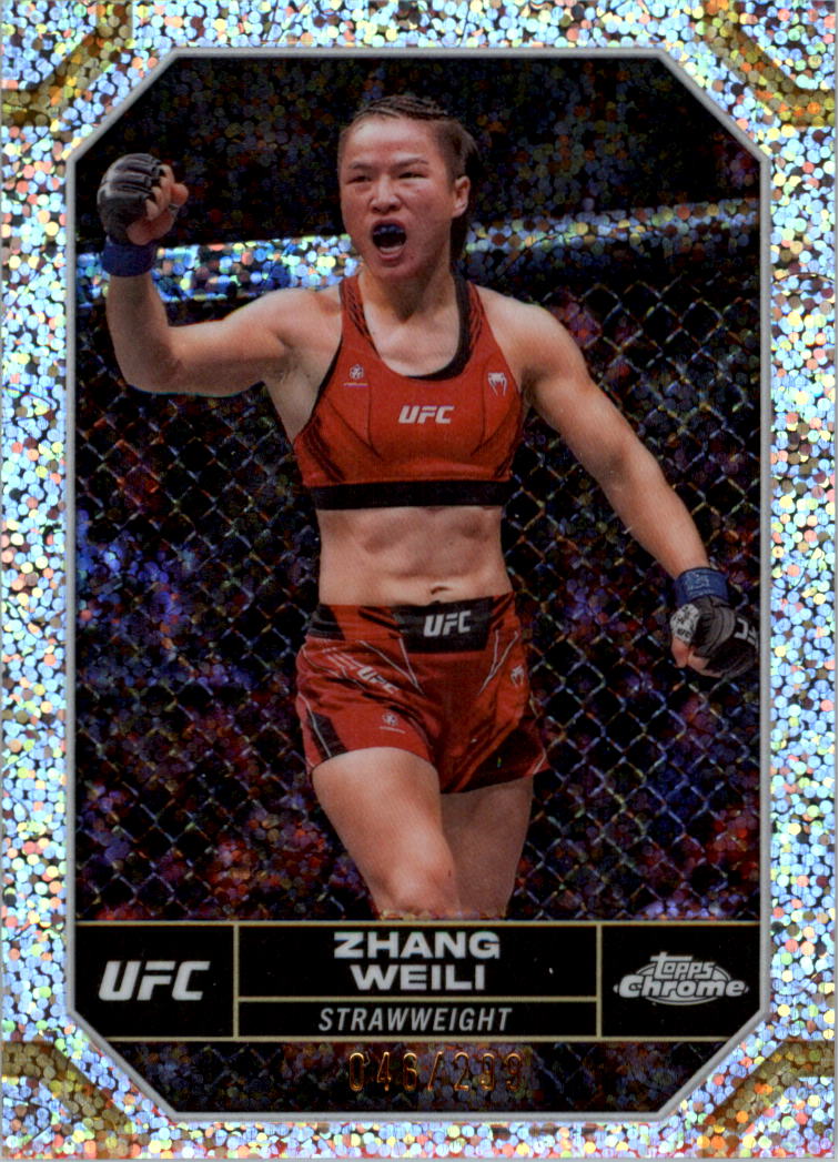 2024 Topps Chrome UFC Speckle Refractors MMA Card Pick (Inserts) - Picture 38 of 39