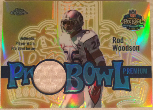 2003 Topps Chrome Pro Bowl Jerseys #PBRW Rod Woodson