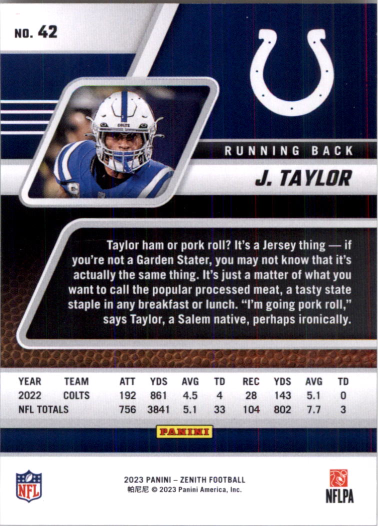 2023 Zenith Football Card Pick (Base)