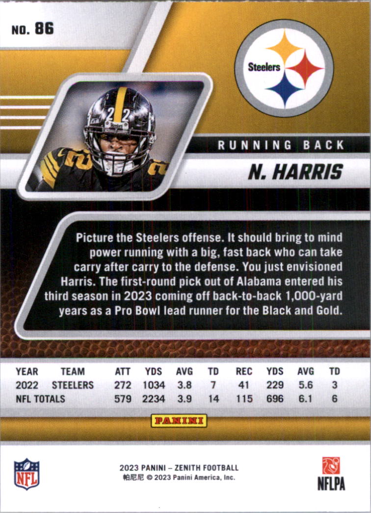 2023 Zenith Football Card Pick (Base)