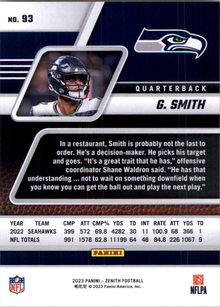 2023 Zenith Football Card Pick (Base)